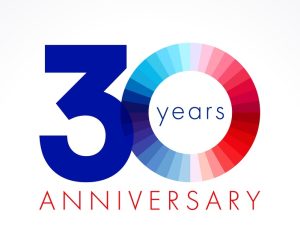 30 year anniversary graphic