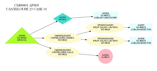 graphic of lot control and traceability
