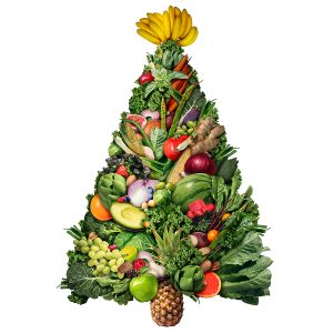 fresh produce holiday tree - pics software 