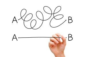 there are two ways to get from A to B